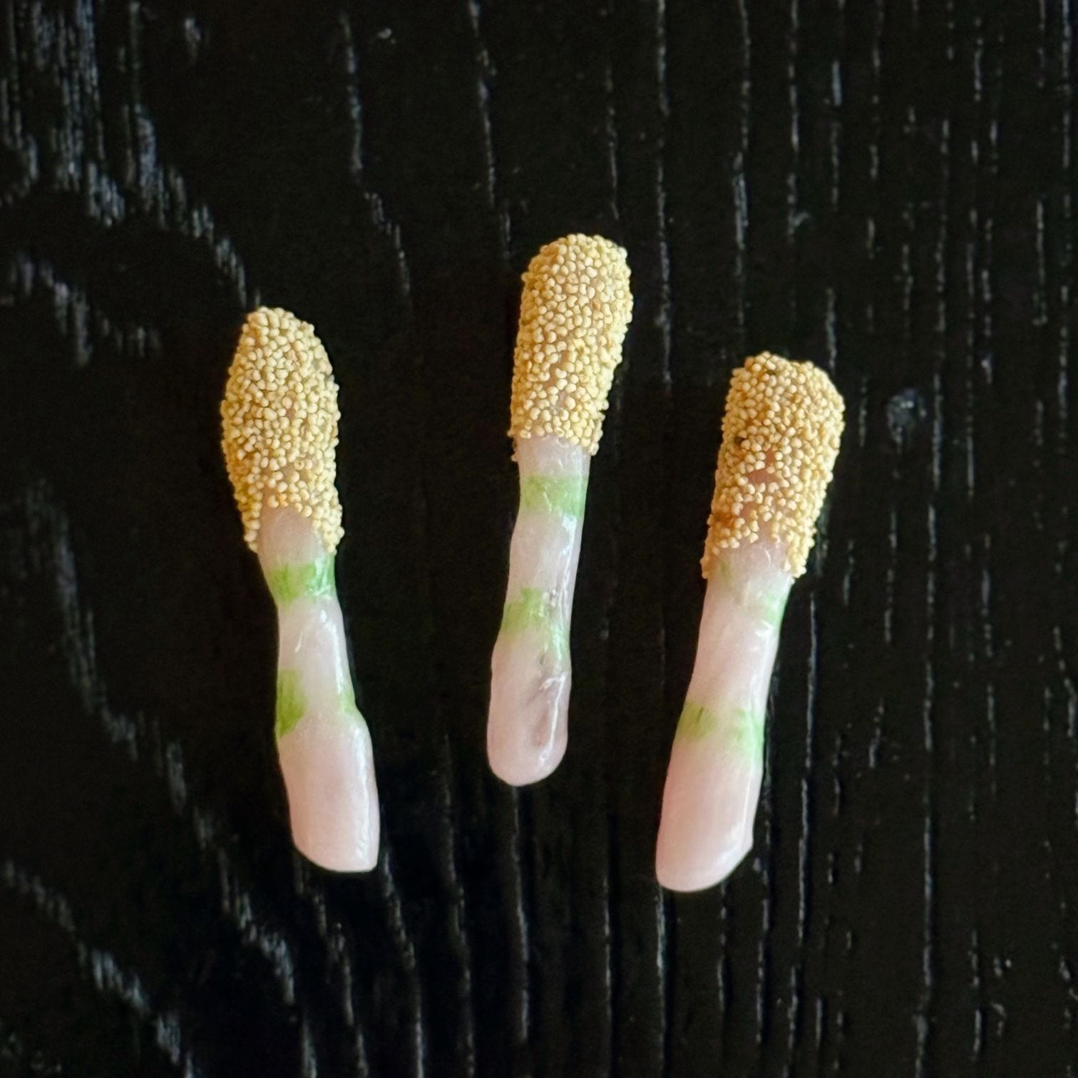 有平糖・つくし・３個入り（ニッキ・いら粉付）