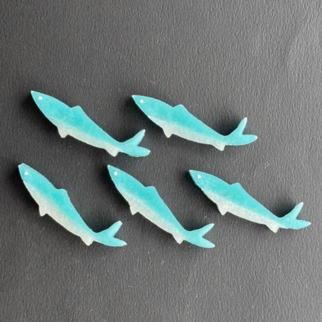 すり琥珀・鮎・5個入り