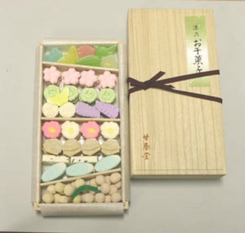 干菓子詰合せ・桐箱・K-１