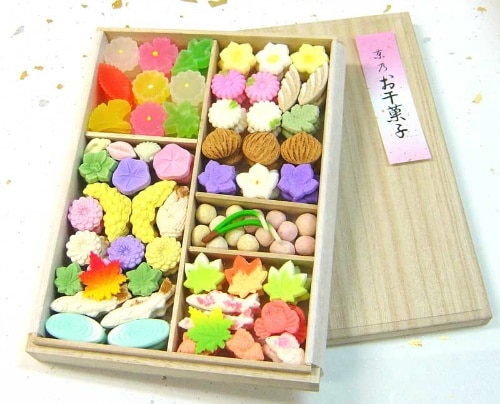 干菓子詰合せ・桐箱・K-２