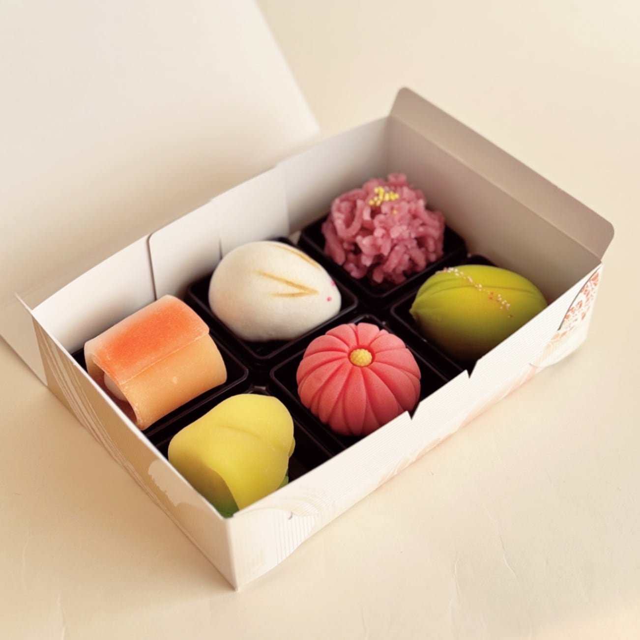 9月の上生菓子6個（簡易箱入）