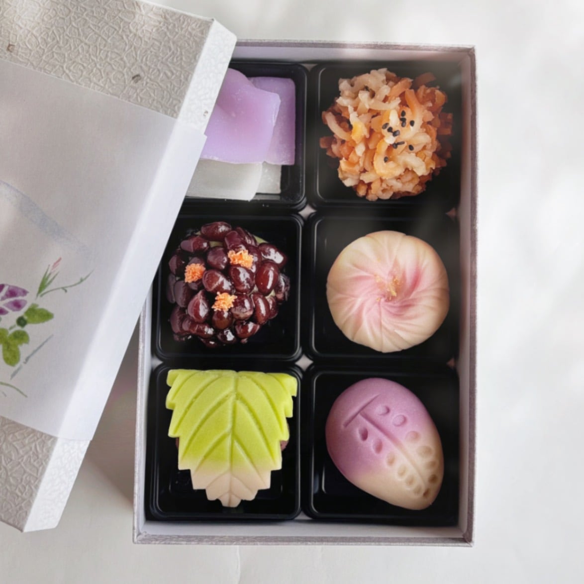 5月の上生菓子6個（化粧箱入）