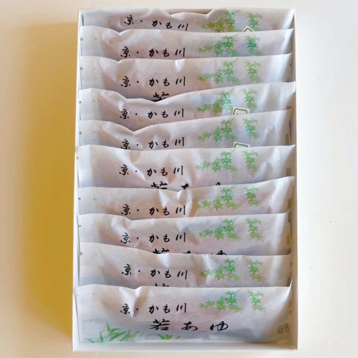 涼菓「若鮎」20個入（化粧箱）