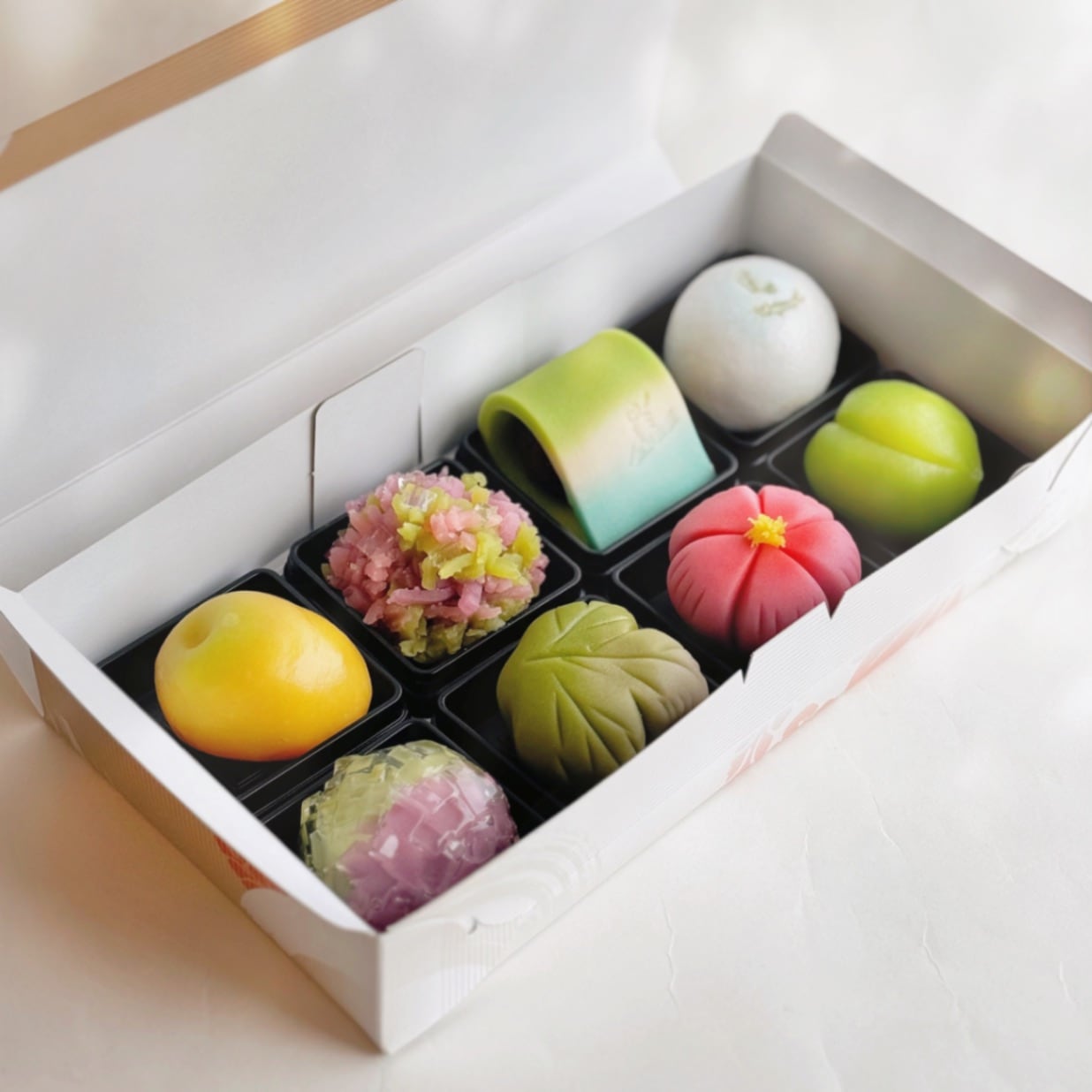 6月の上生菓子8個（簡易箱入）