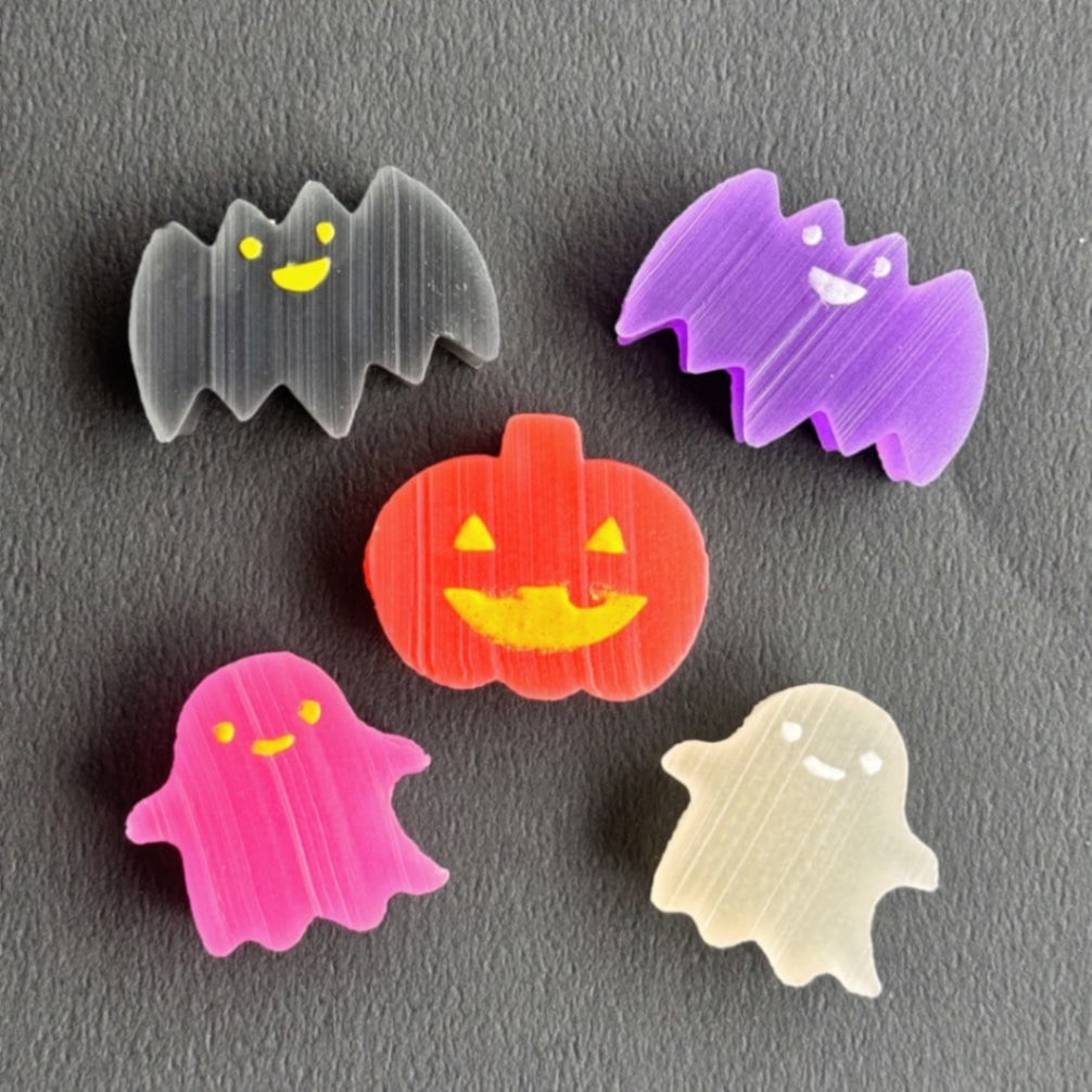 ハロウィンの干菓子5個入り（干錦玉製・卵白付）