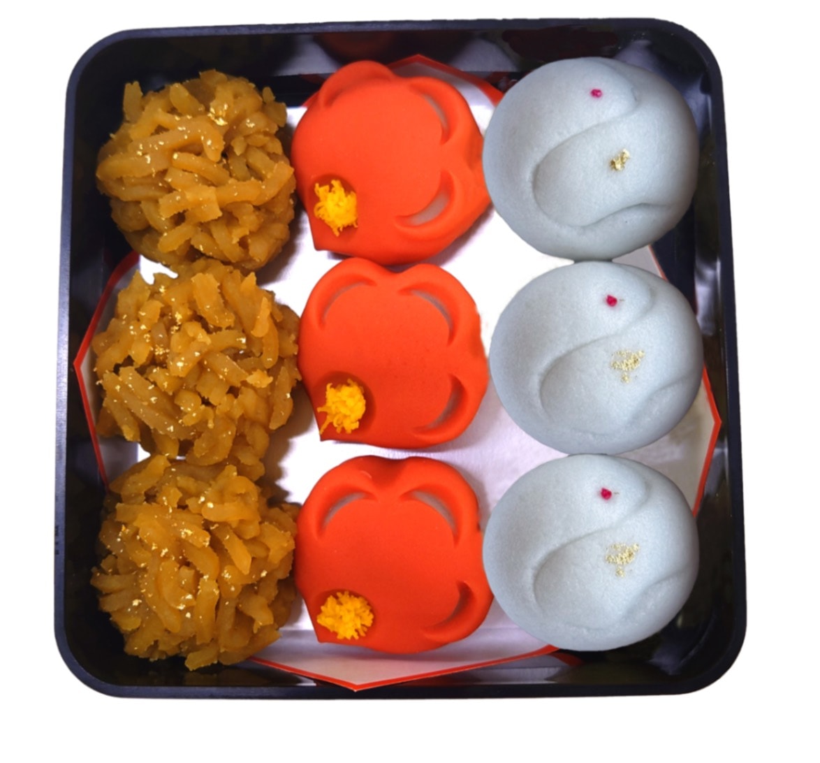 25冬-梅 おせち菓子一段重