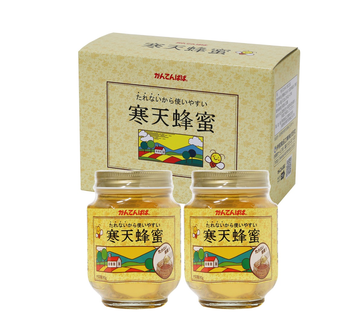 寒天の専門店 かんてんぱぱオンラインショップ 寒天蜂蜜 ビン2本入 デザート 蜂蜜 製菓材料 かんてんぱぱオンラインショップ