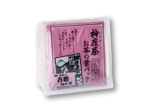 お茶の葉ﾊﾟｯｸ一煎用 春慶(3g×12) | ティーバッグ | 神座茶生産組合