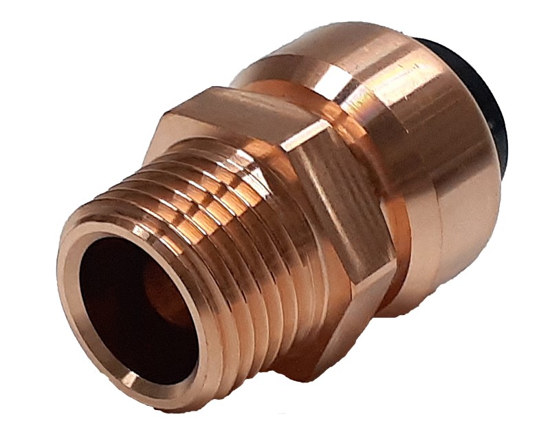 TFテクタッチ オスネジ付アダプター(テーパー) | 銅管・鉛管製品,銅  