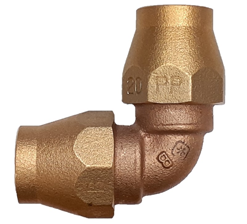 NY式ポリ継手（ポリ二層管継手） L | 樹脂製製品,ポリ二層管（黒