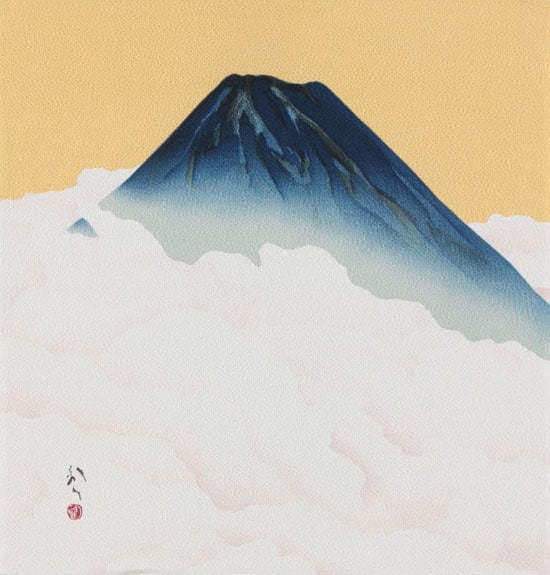 不詳/作者不詳/富士山図/市川寿海の桐極箱付/大幅/布袋屋掛軸HG-754 真作/藤井松山/達磨図/寿山桐極箱付/布袋屋掛軸HJ-331
