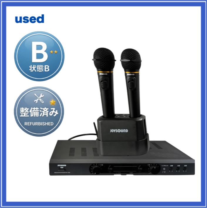 【中古・JOYSOUND】電波式マイクセット：WM-870