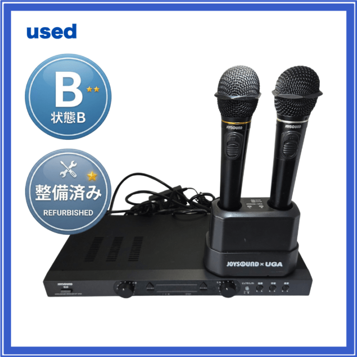 【中古・JOYSOUND】電波式マイクセット：WM-870
