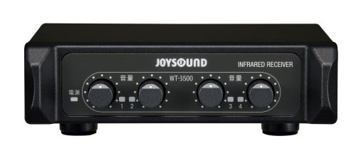 WT-6500 JOYSOUND 赤外線マイクレシーバー 4ch受信機 業務用 家庭用