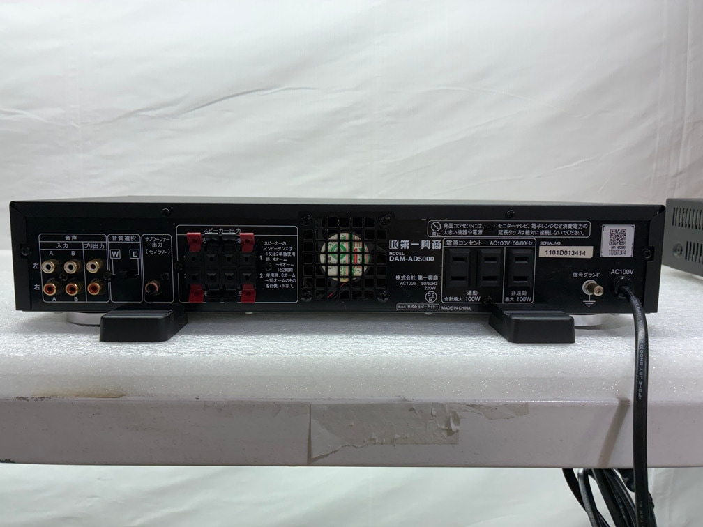 中古 DAM-AD5000 第一興商 ダム デジタルパワーアンプ [カラオケ