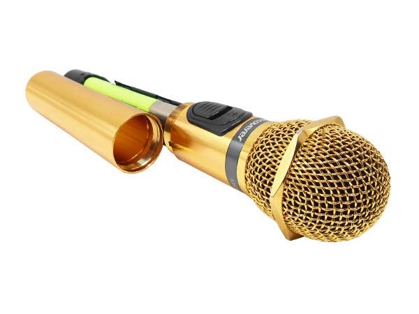 ゴールドワイヤレスマイク（セット）