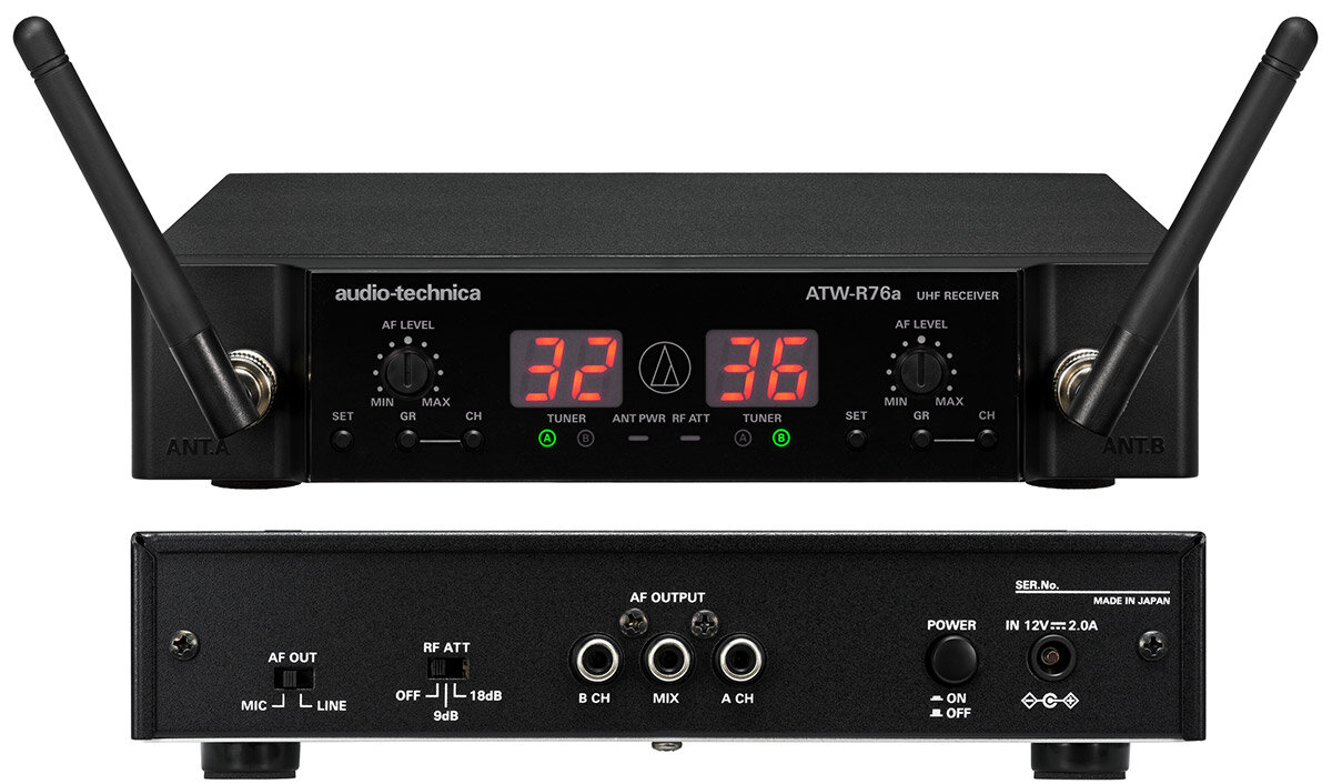 ATW-R76a オーディオテクニカ 電波式マイクレシーバー 800MHz帯 B型