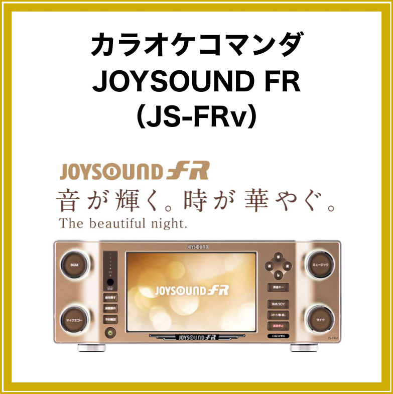 【2泊3日レンタル】ジョイサウンドFR&ナビ