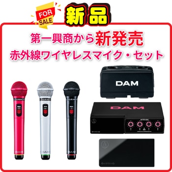 第一興商のクワトロハーモニーマイク 赤外線ワイヤレスマイク セット