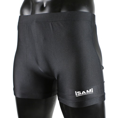 イサミショートスパッツ(1分丈) 　黒