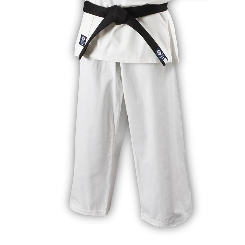 【納期：刺繍あり4ケ月から】極上フルコンタクト晒空手衣(ズボン)　(K-482)