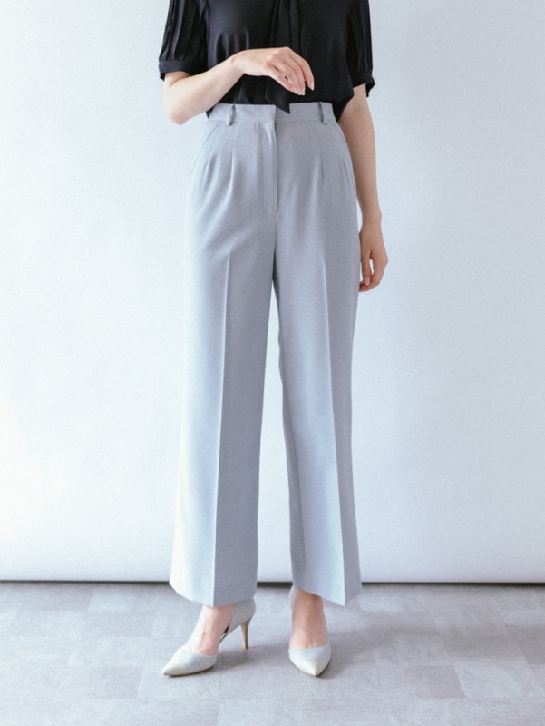 【均一価格】麻風ワイドロングパンツ＜アウトレット＞|アウトレット