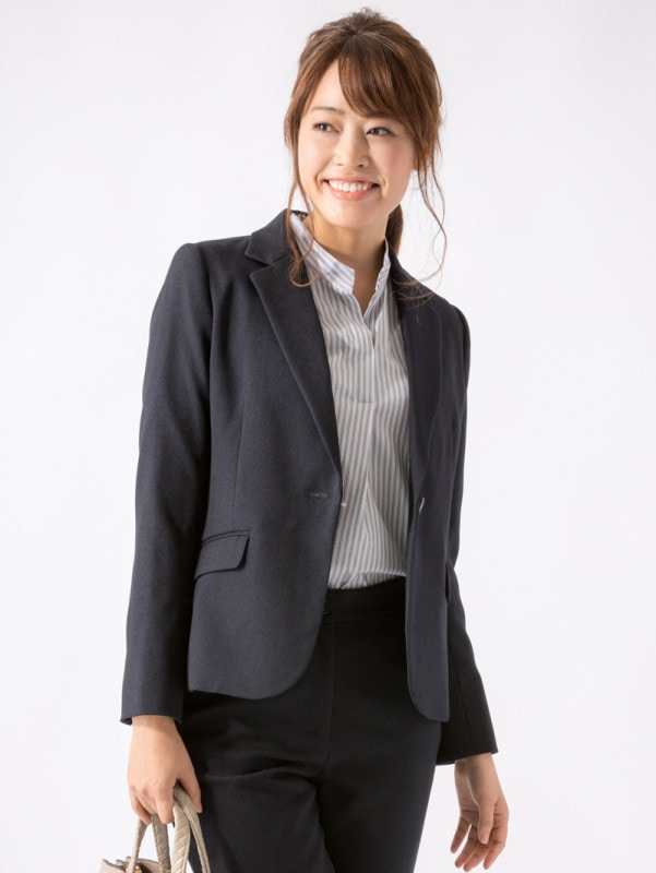 梳毛調合繊テーラードジャケット＜アウトレット均一価格＞