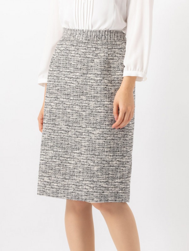 ストレッチツィードタイトスカート