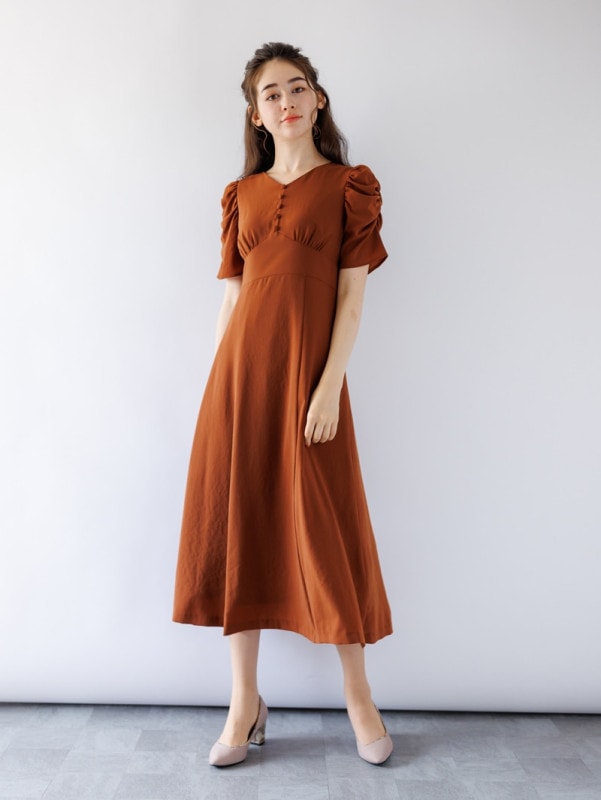 【50％OFF】ノルディックシフォンハイウエストワンピース|全ての商品