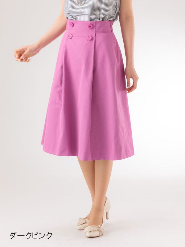 【均一価格】ＧＭＴＣタックフレアースカート＜春夏物アウトレット＞|アウトレット