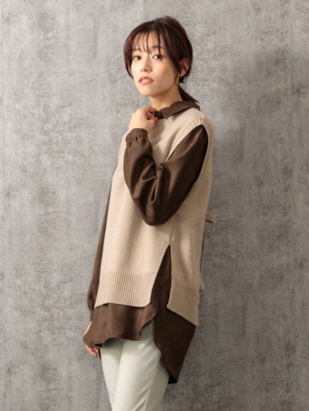 【3,000円均一】7G後リボンベスト