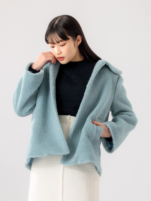 【70％OFF】プードルボアショートコート