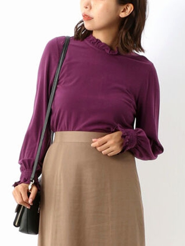 【70％OFF】ラグウォームプレミアムフリルカットソー