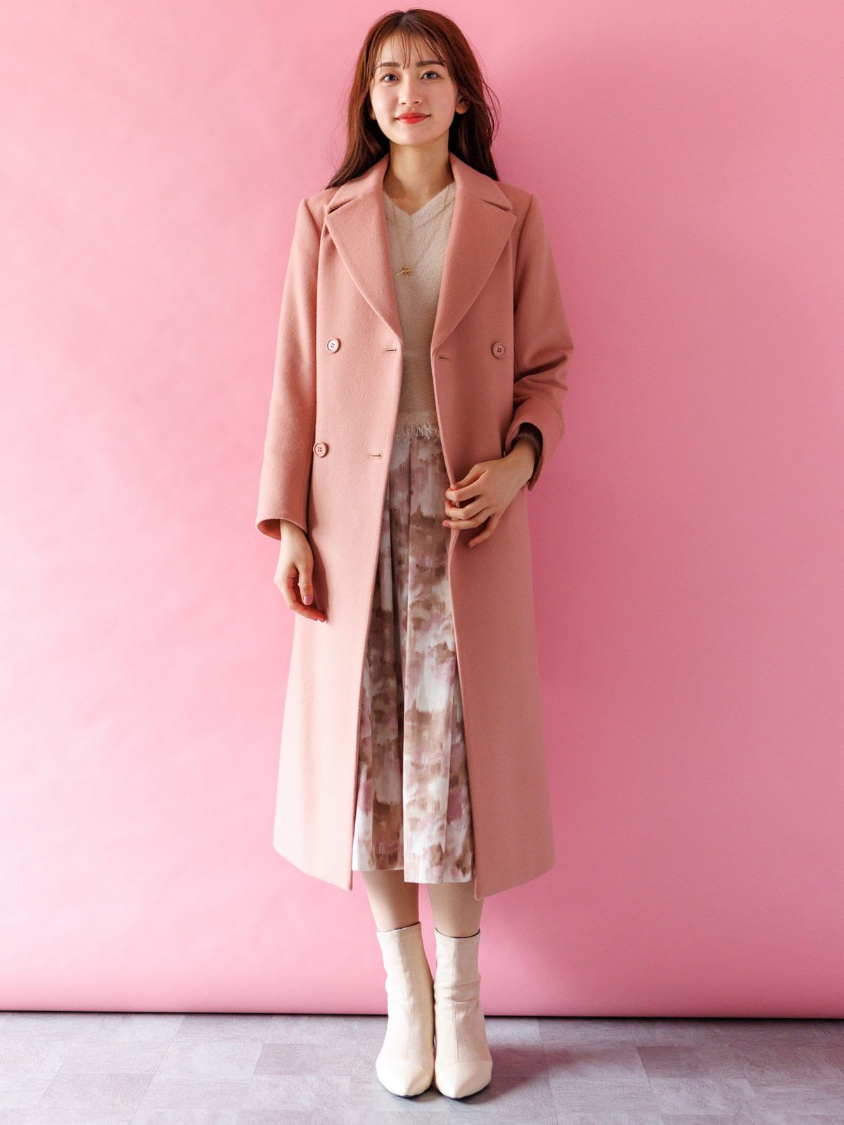 NEWJSビーバーWブレストロングコート｜KarLParkLane Style ONLINE SHOP