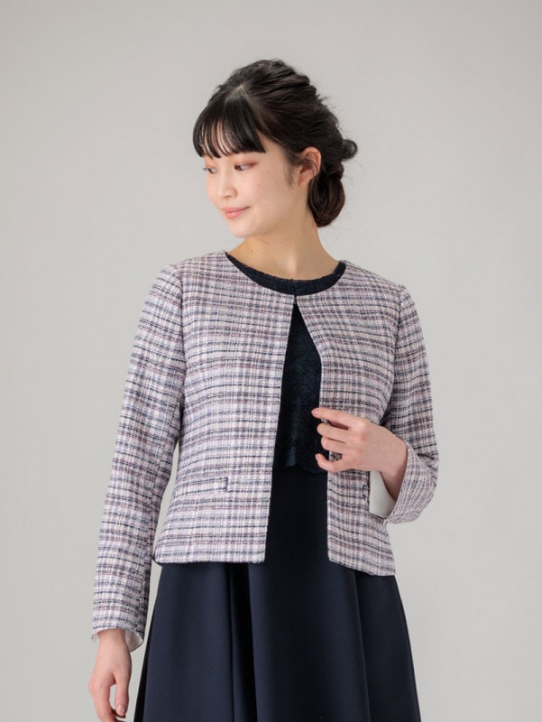 専用cygneダックジャケット Madeleine ツイード ダックジャケット