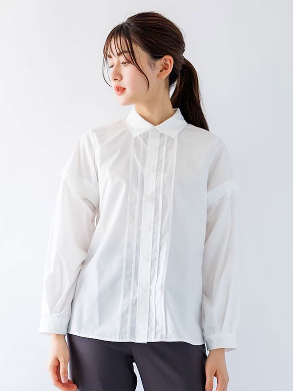 【秋冬50%OFF】無地袖2ＷＡＹシャツ