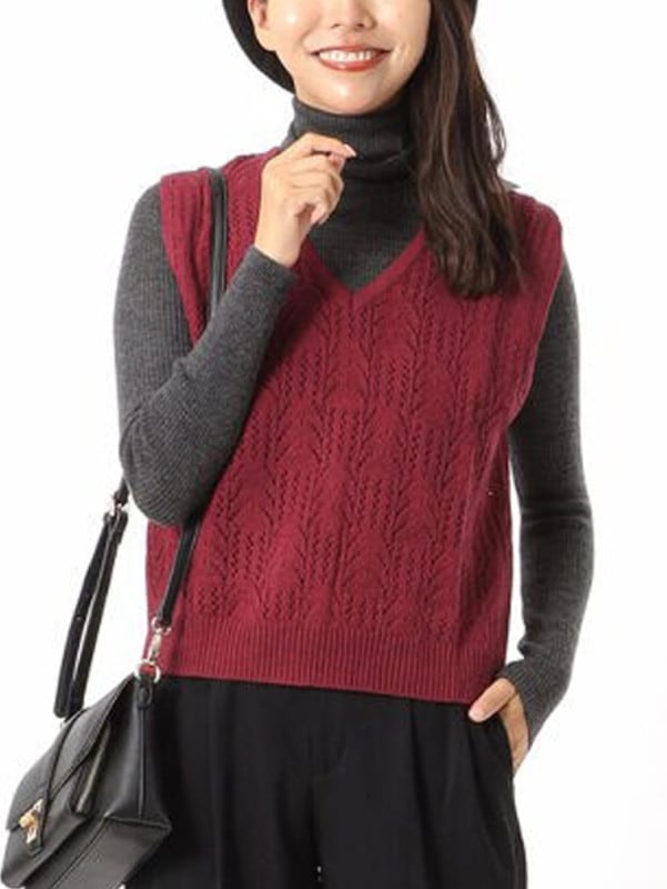 【30%OFF】7Gケーブル柄ベスト|全ての商品