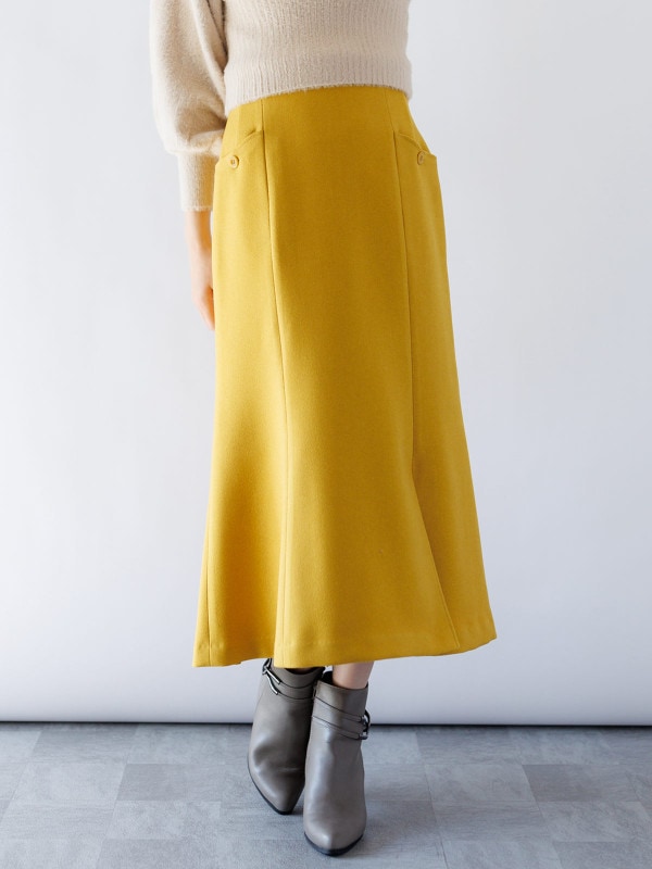 ヘリンボーンマーメイドスカート