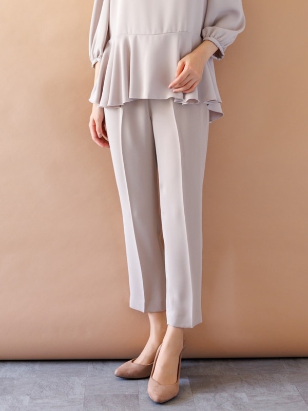 ダブルクロスセンタープレスパンツ