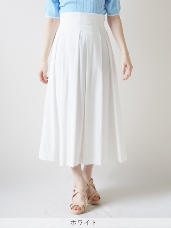 【訳あり】アサレチック後ろレースアップタックスカート(307516/ホワイト/9号)|【WEB限定】訳ありセール