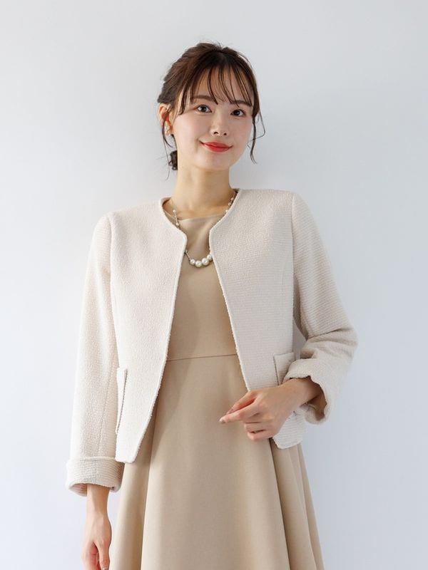 プライムニットファンシーキーネックジャケット