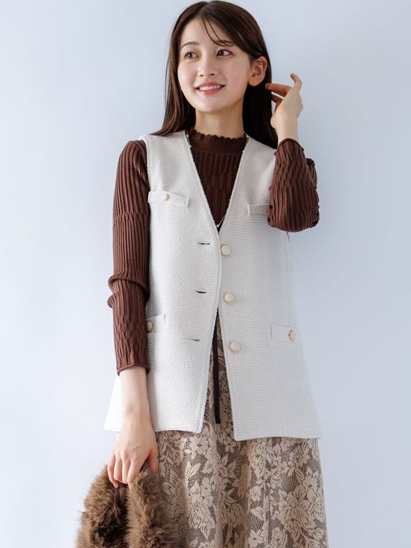 プライムニットファンシージレ＜秋コーデ＞