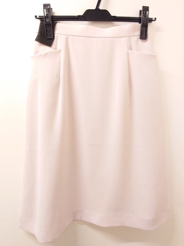 【訳あり】サテンジョーゼットタイトスカート(3007062/ピンク/9号)|【WEB限定】訳ありセール