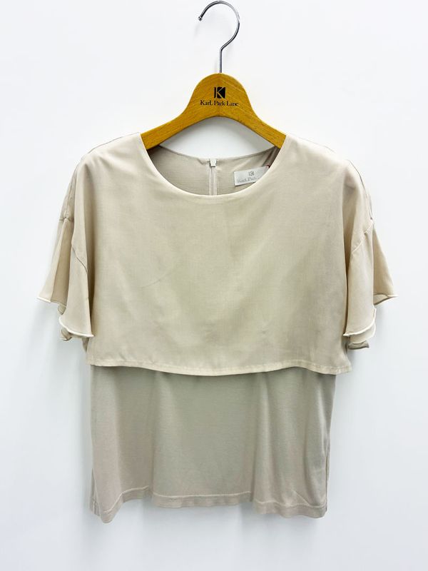 【WEB限定70％OFF】布帛重ねカットソー