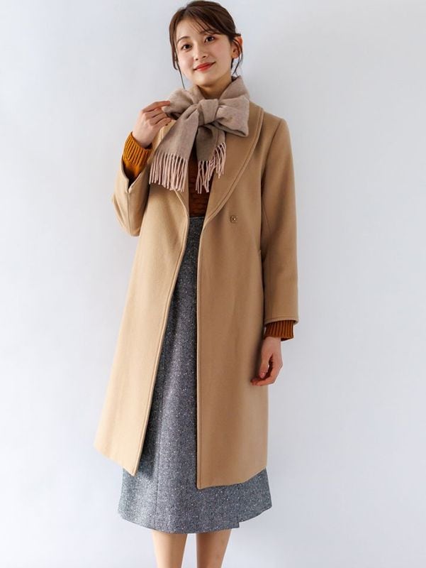 【30%OFF】ジャッカルメルトンショールカラーコート