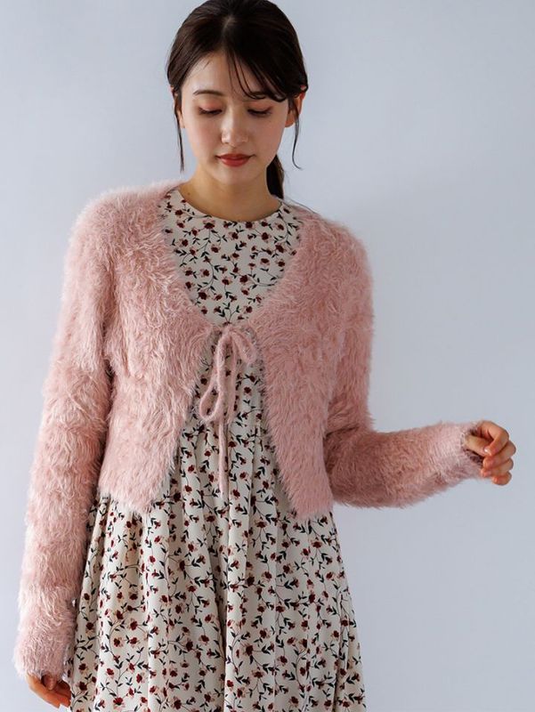 フェザーヤーンリボン付ボレロ｜KarLParkLane Style ONLINE SHOP