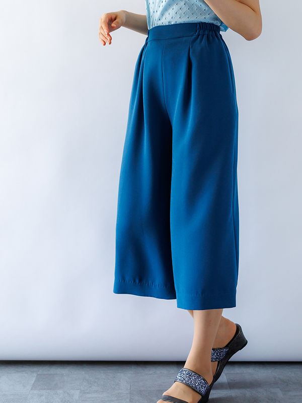 【30%OFF】ウエストゴム太身パンツ