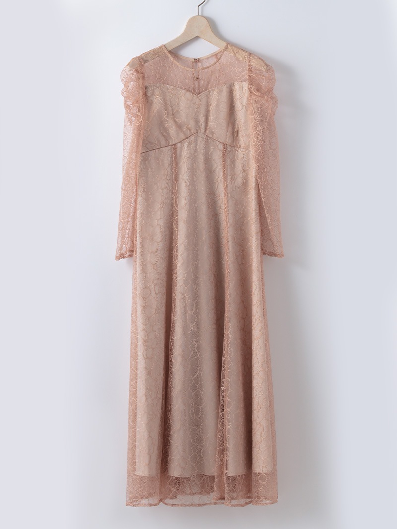 ﾚｰｽ×ｻﾃﾝ ﾊｷﾞﾌﾚｱｰﾜﾝﾋﾟｰｽ｜KarLParkLane Style ONLINE SHOP