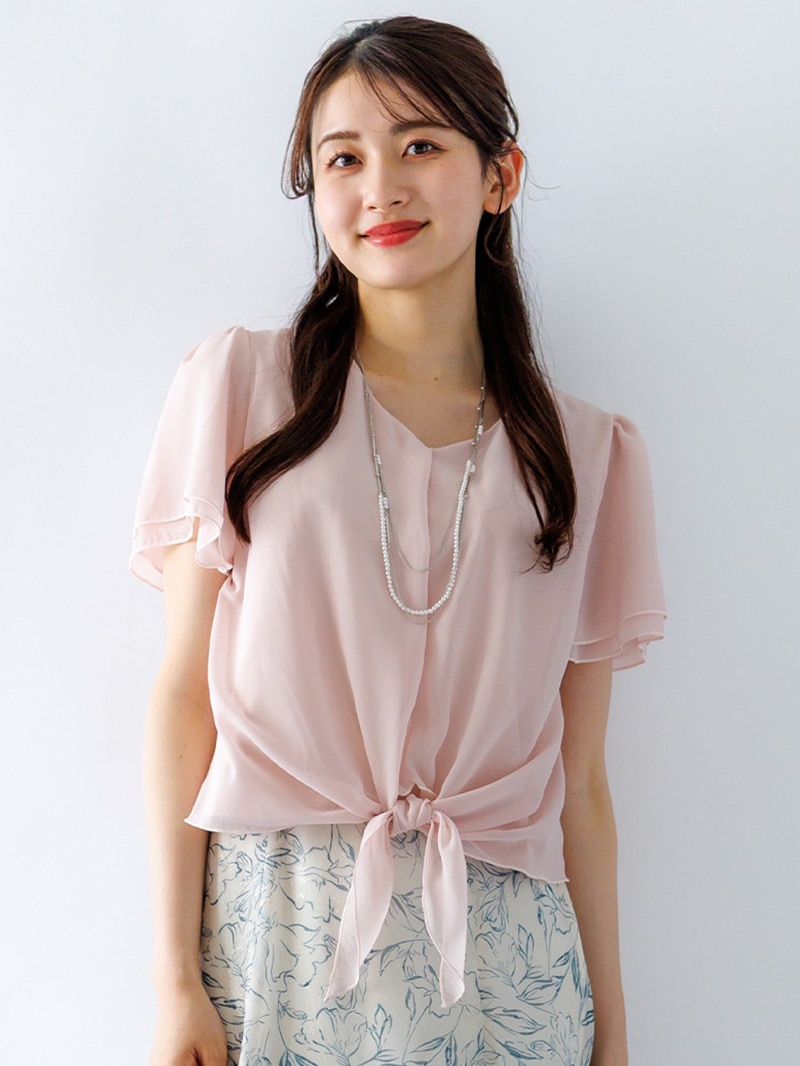 【夏SALE】前シフォンしばりカットソー｜KarLParkLane Style ONLINE SHOP