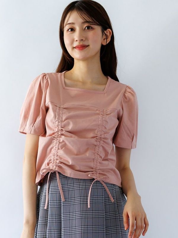 春SALE】胸ギャザードロストカットソー｜KarLParkLane Style ONLINE SHOP